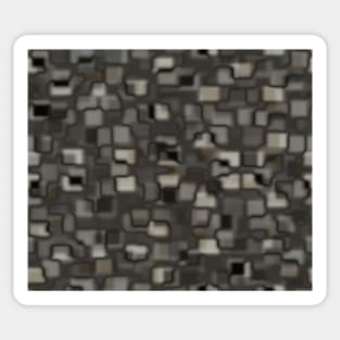 Obsidian Squares Sticker